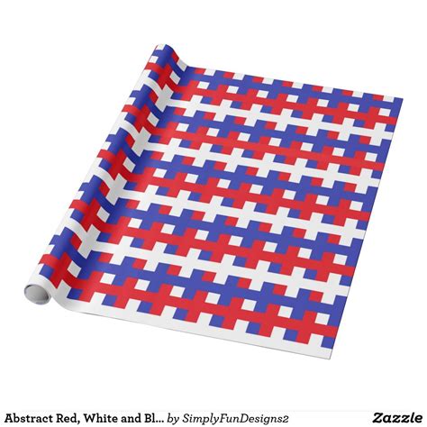 red and blue wrapping paper