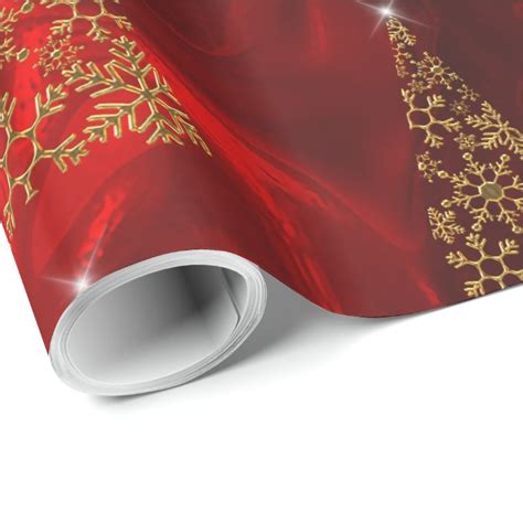 red and gold wrapping paper