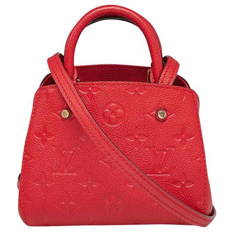 red and white louis vuitton bag