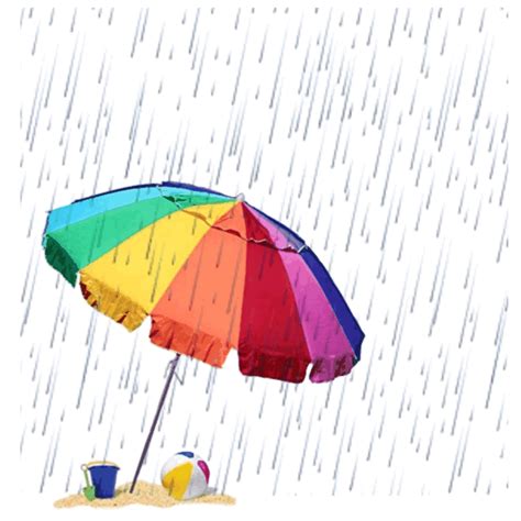 Red Animated Umbrella