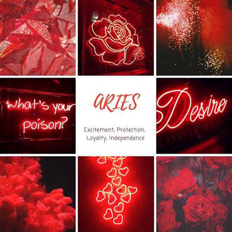 Red Aries Aesthetic
