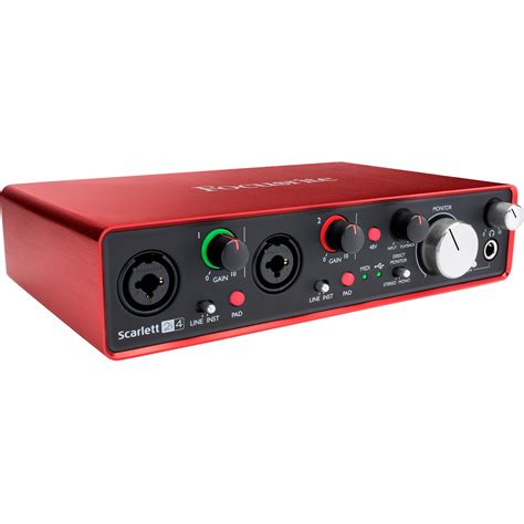 red audio interface