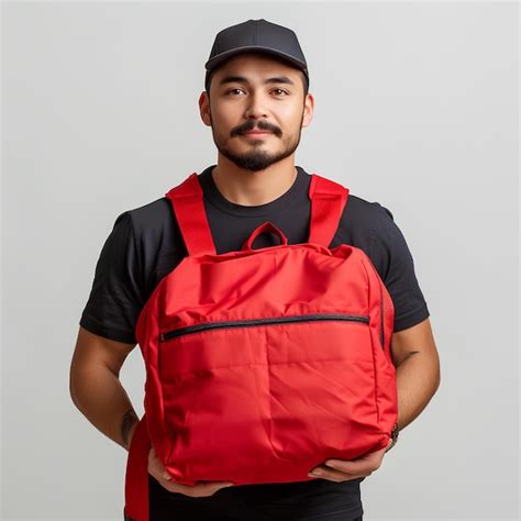 Red Backpack Guy Paris