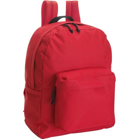 Red Backpack Polyester