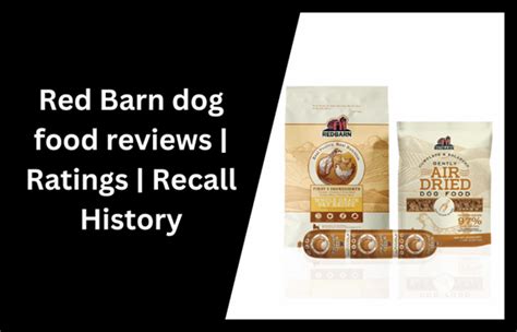 red barn dog food review