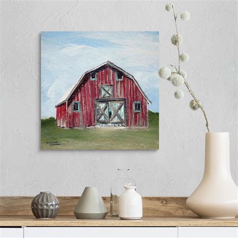 Red Barn Framed Art