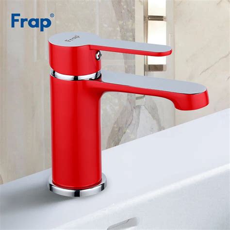 Red Bathroom Faucet