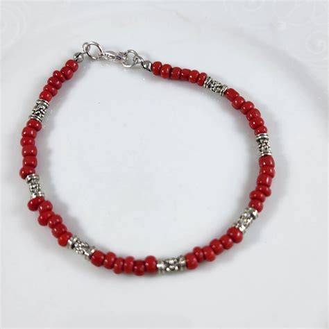 Red Beaded Bracelets