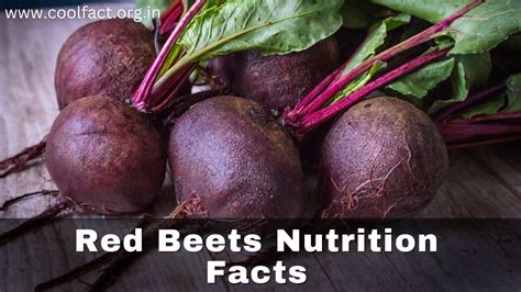 Red Beets Food Value