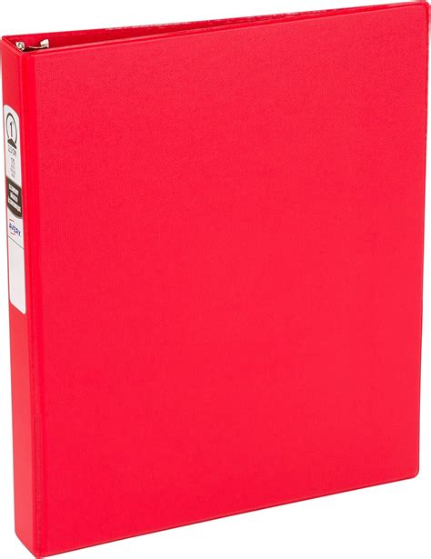 red binder 1 inch