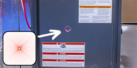 red blinking light on furnace trane