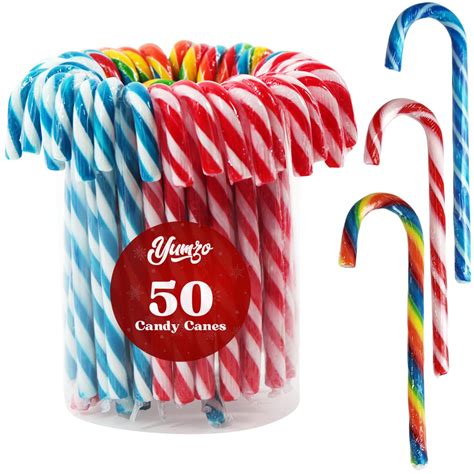 Red Blue Candy Canes