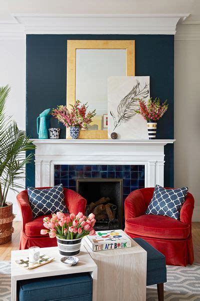 Red Blue Decorating Ideas