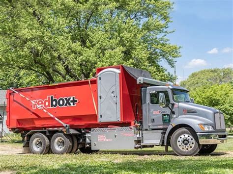 red box dumpster rental cost