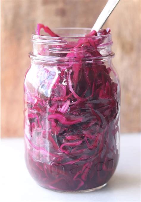 Quick Pickled Red Cabbage Recipe Pickled red cabbage, Pickled