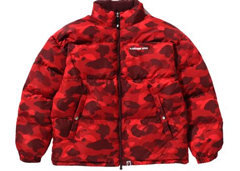 Red Camo Bape Jacket
