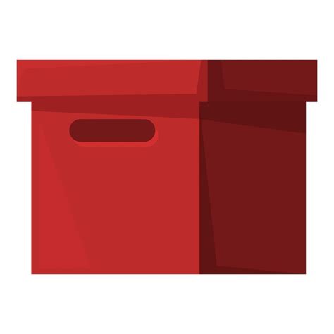 Red Cardboard Box Pattern Printable