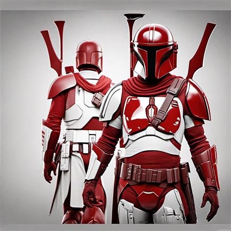 Red Characters Mandalorian