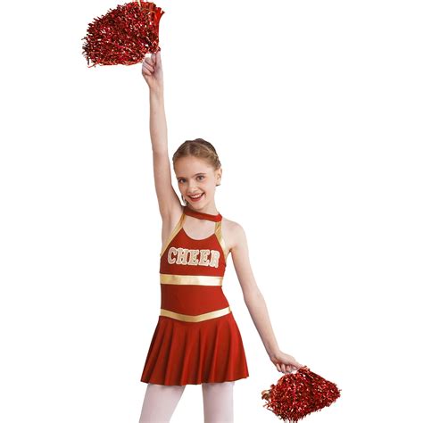 Red Cheer Dance Costumes