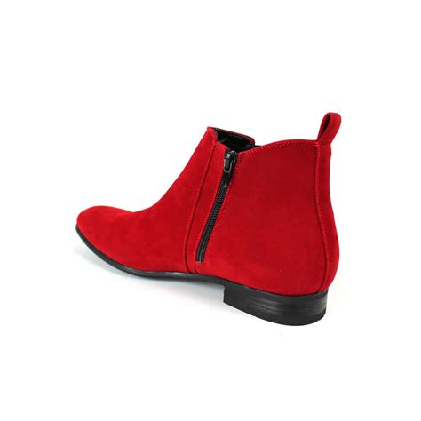 red chelsea boots for women