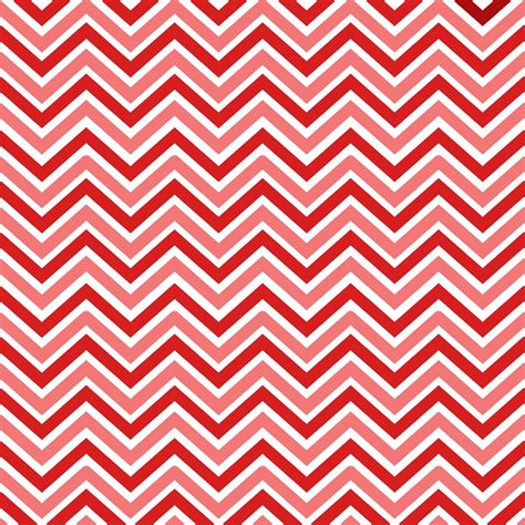 Red Chevrong Printable Paper