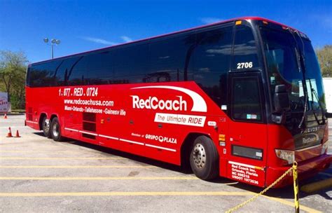 red coach bus florida