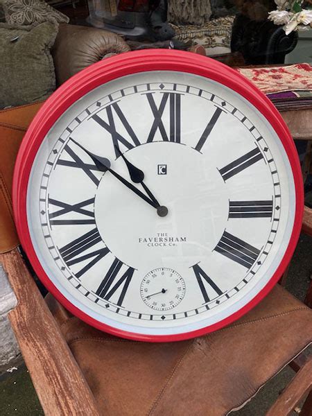 Red Concord Wall Clock