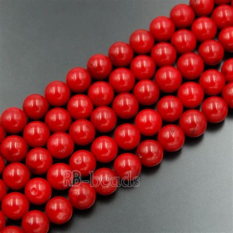 red coral beads