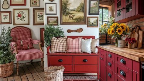 Red Cottage Decor