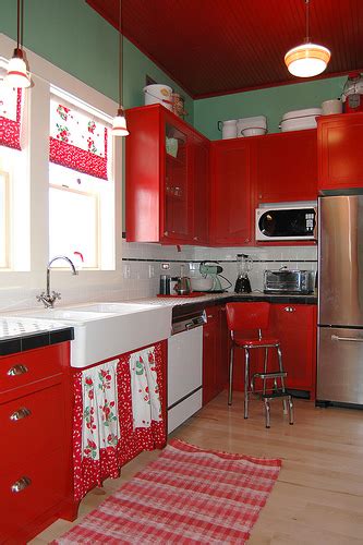 Red Cottage Kitchen