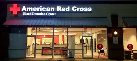 red cross donation center