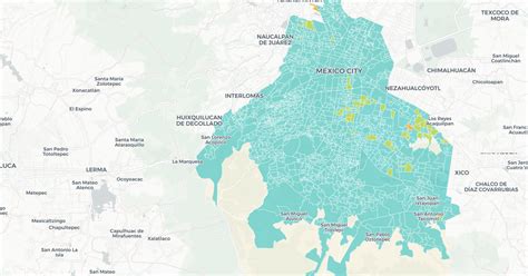 red de agua potable cdmx mapa