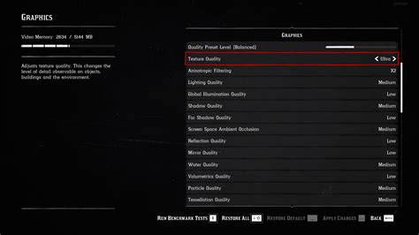 Red Dead Redemption 2 Settings Ini