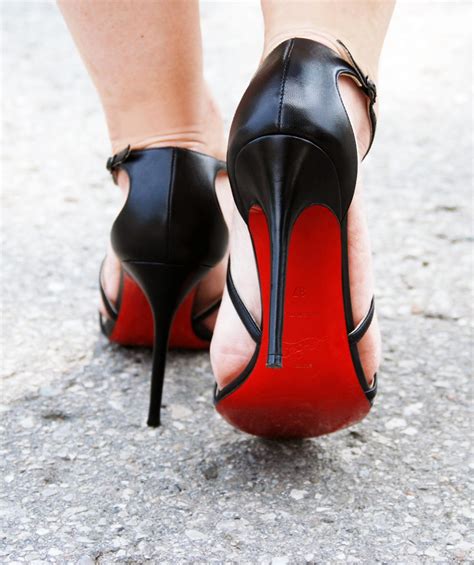 red designer heels