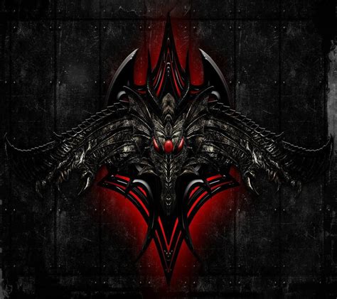 Red Devil Wallpaper Black