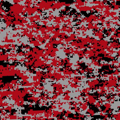 Red Digital Camo