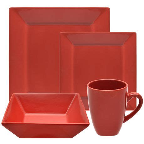 Red Dinnerware Sets Canada