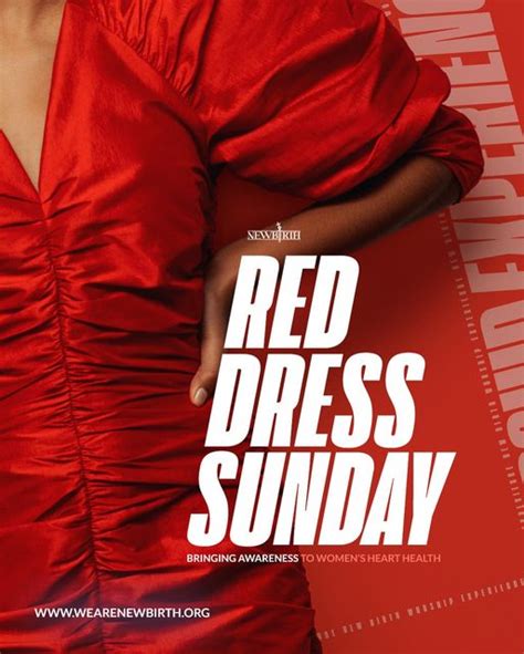 red dress sunday 2024