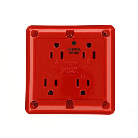 Red Electrical Outlets