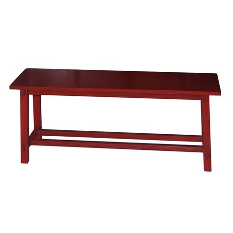 Discover the Perfect Red Entryway Bench for Your Home's Style and Functionality