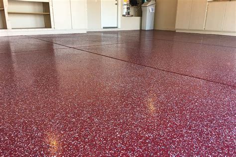red epoxy floor paint