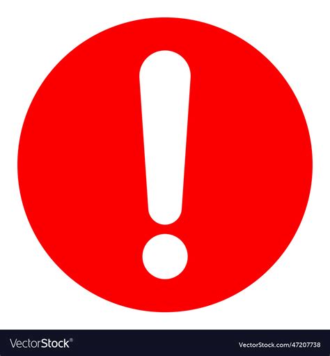 red exclamation mark