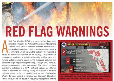 red flag warning meaning