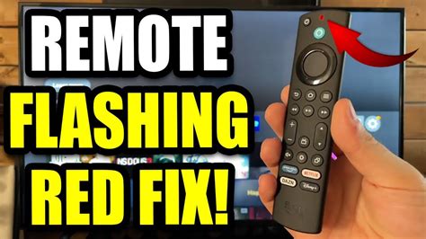 Red Flashing Light On Fire Stick Remote