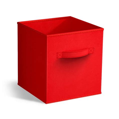 Red Foldable Storage Cubes