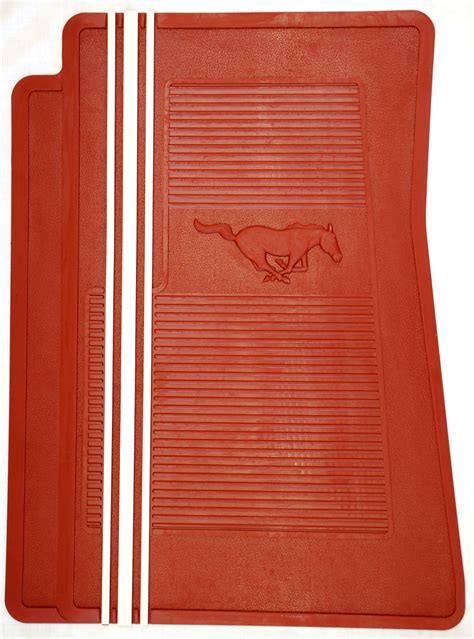 red ford mustang floor mats