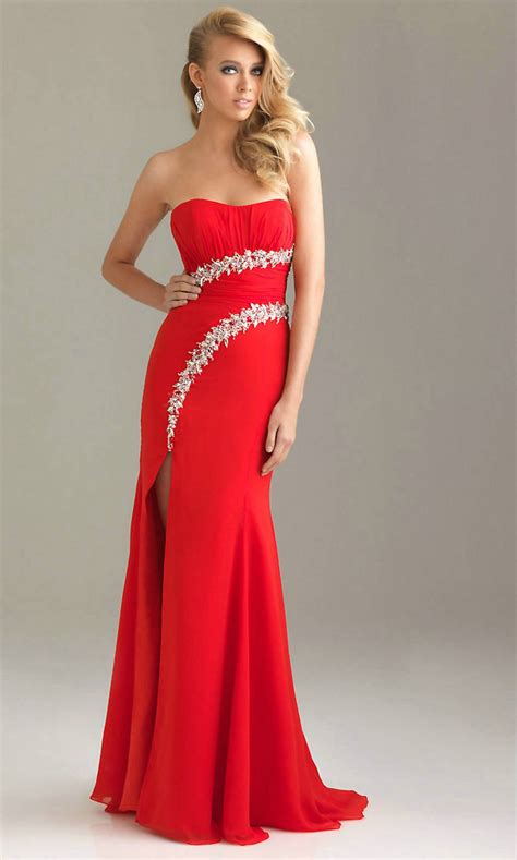 red formal dresses