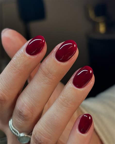Red Gel Nails