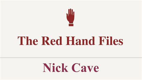 Red Hand Files Ai