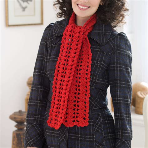 Red Heart Patterns For Scarves